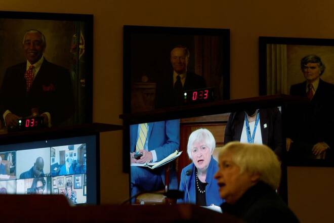 U.S. Treasury Secretary Yellen testifies before House Ways and Means Committee on Capitol Hill in Washington
