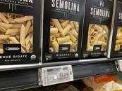 Pasta is seen in a supermarket as rising inflation affects consumer prices in Los Angeles