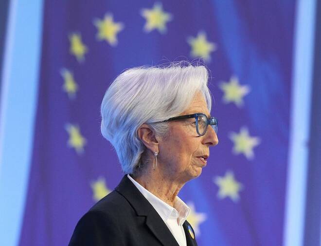 ECB President Christine Lagarde holds news conference following Governing Council's monetary meeting, in Frankfurt