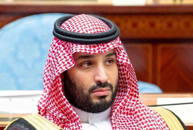Saudi Crown Prince Mohammed bin Salman attends a session of the Shura Council in Riyadh