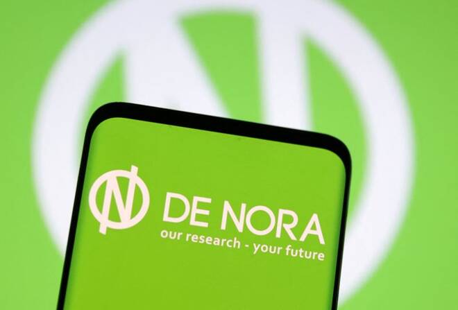 Illustration shows De Nora logo