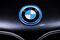 The BMW logo is seen during the 2016 New York International Auto Show in Manhattan, New York