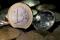 Coins of one Russian rouble and one Euro are seen in this picture illustration