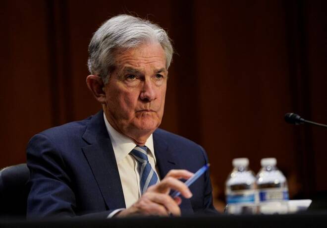 Federal Reserve Chair Jerome Powell testifies before a Senate Banking, Housing, and Urban Affairs Committee hearing on the "Semiannual Monetary Policy Report to the Congress