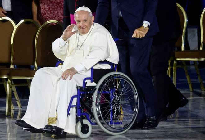 Pope Francis attends 10th World Meeting of Families at the Vatican