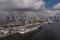 The Carnival cruise ship Sunrise is seen docked at Miami Port, in Miami