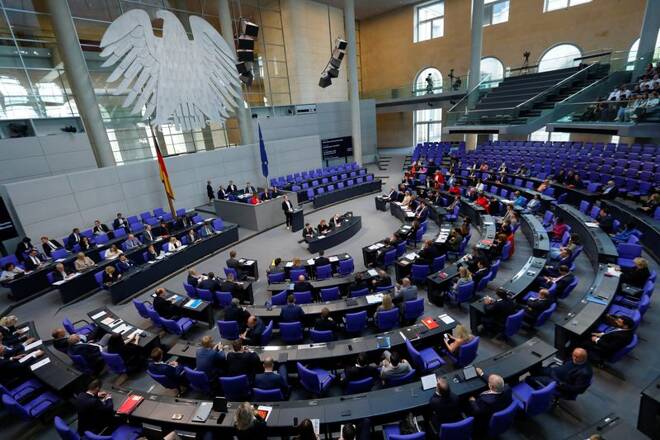 Bundestag session in Berlin