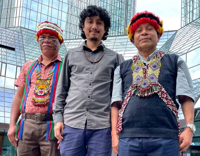 Activists meet Deutsche Bank to voice concerns about energy project in Amazon