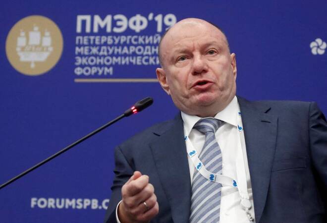 Norilsk Nickel CEO Potanin at St Petersburg International Economic Forum