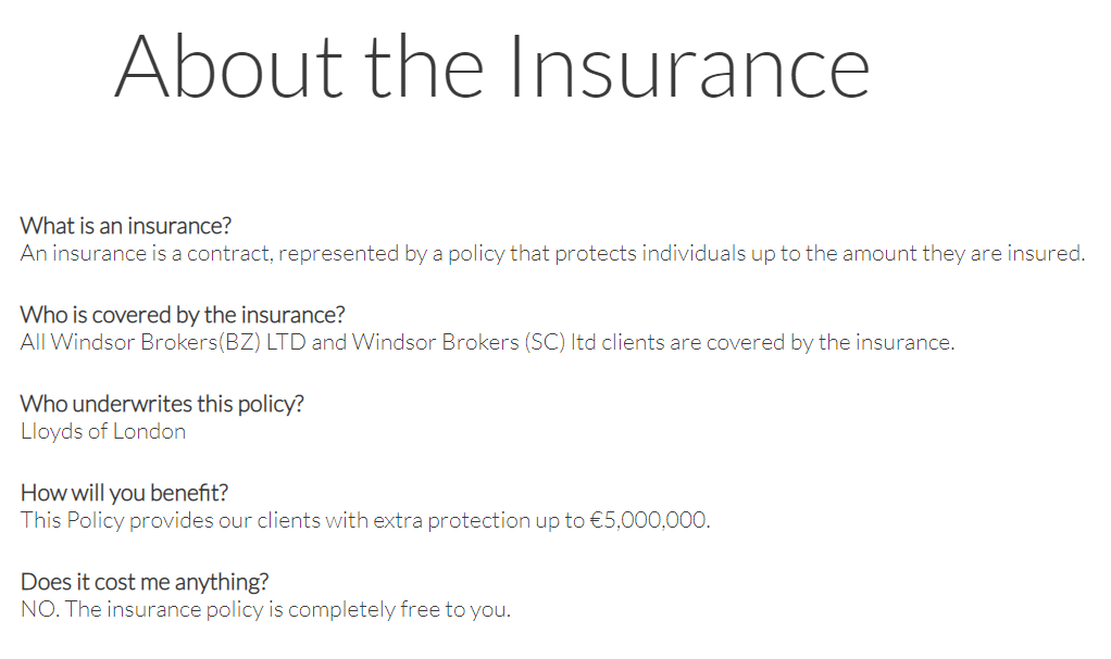 Windsor Brokers’ private insurance