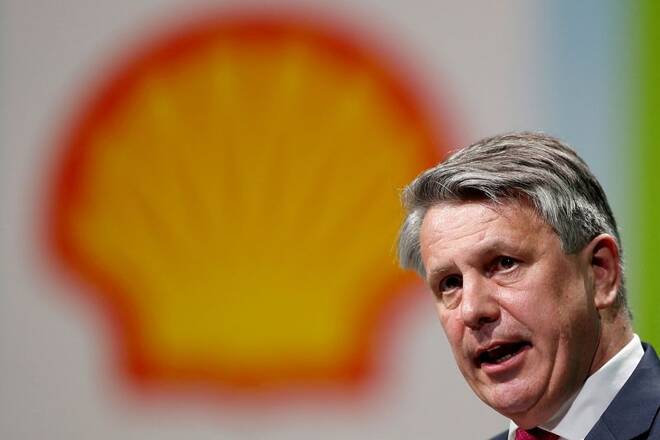 Royal Dutch Shell CEO van Beurden speaks during the 26th World Gas Conference in Paris