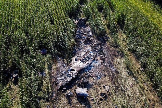 Cargo plane crashes near the city of Kavala