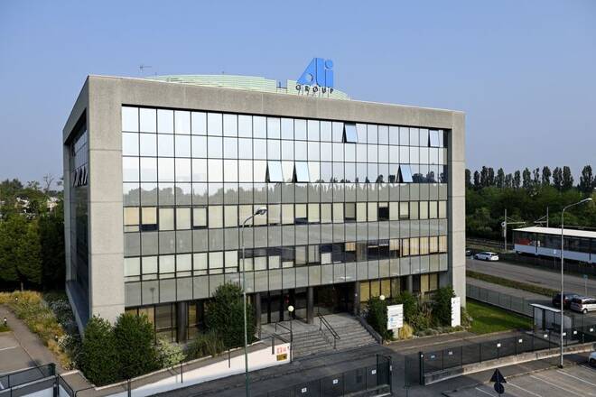 General view of the Ali Group headquarters in Cernusco sul Naviglio, near Milan
