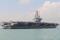 U.S. Navy aircraft carrier USS Ronald Reagan is seen during 2018 visit to Hong Kong