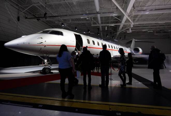 Bombardier celebrates 10th delivery of Global 7500 business jet to VistaJet at head offices in Montreal