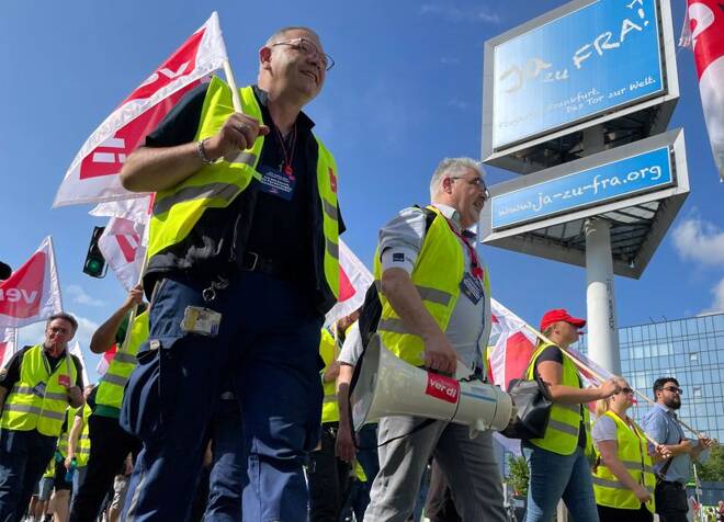 Lufthansa ground staff start walkout in Germany in pay dispute