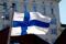 Finland's flag flutters in Helsinki