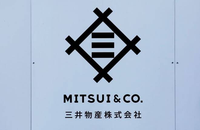 Logo of Japanese trading company Mitsui & Co. is seen in Tokyo