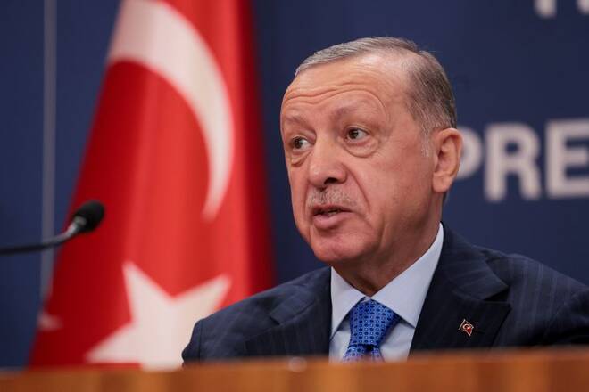 Turkey's President Tayyip Erdogan visits Serbia