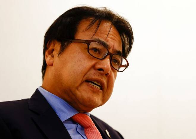 Hideaki Mizukoshi, Japanese ambassador to Sri Lanka, speaks during an interview with Reuters, in Colombo