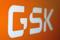 Illustration shows GSK (GlaxoSmithKline) logo