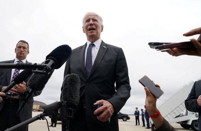 Biden departs from Joint Base Andrews in Maryland