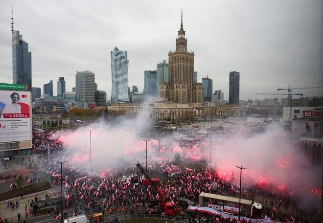 Independence Day march in Warsaw