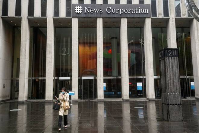 The News Corporation building is pictured in the Manhattan borough of New York City