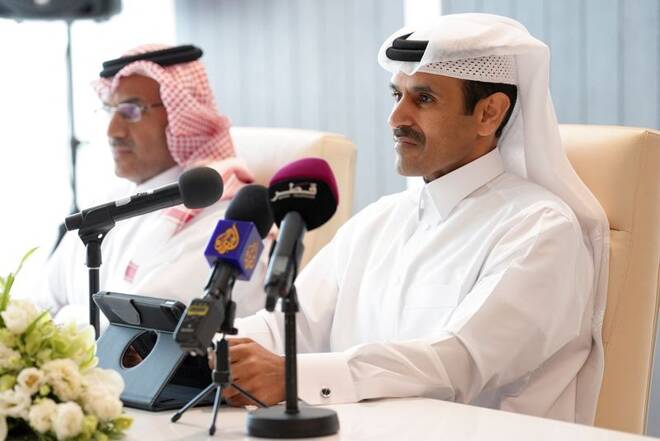 QatarEnergy CEO and Qatar's Minister of Energy Saad al-Kaabi attends a signing ceremony with Sinopec, in Doha