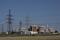 General view shows the Pivdennoukrainsk Nuclear Power Plant in Yuzhnoukrainsk