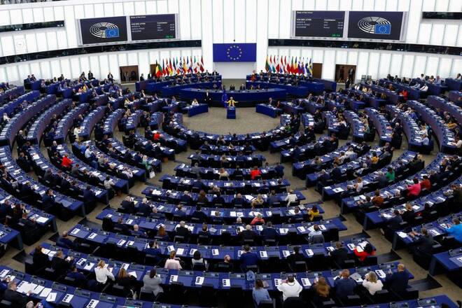 European Commission President Von der Leyen delivers state of the European Union address, in Strasbourg