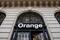 French telecoms operator Orange store in Paris