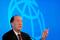 World Bank President David Malpass holds a news conference at the headquarters of the International Monetary Fund