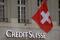 Logo of Swiss bank Credit Suisse is seen in Bern