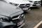 New cars are pictured at a car dealership, as Britain's car industry body releases monthly new car sales figures, in Cheshire