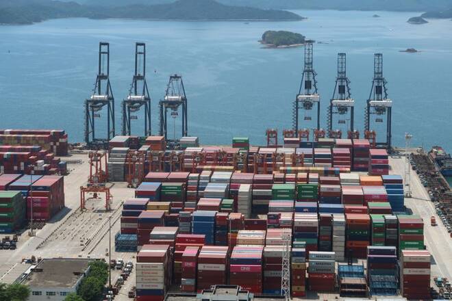 Cranes and containers are seen at the Yantian port in Shenzhen, following the novel coronavirus disease (COVID-19) outbreak
