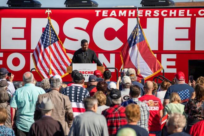 Walker holds a rally ahead of Senate runoff in Georgia
