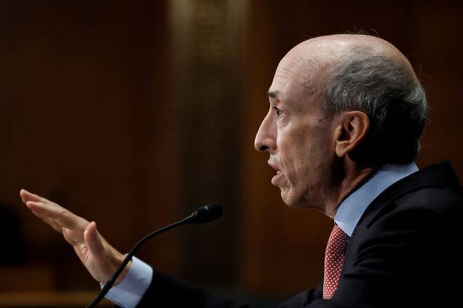 U.S. Securities and Exchange Commission (SEC) Chairman Gary Gensler testifies on Capitol Hill in Washington
