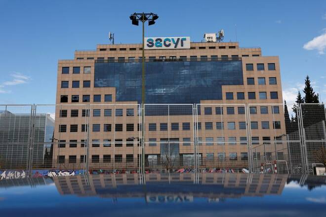 Headquarters of Spanish construction firm Sacyr in Madrid