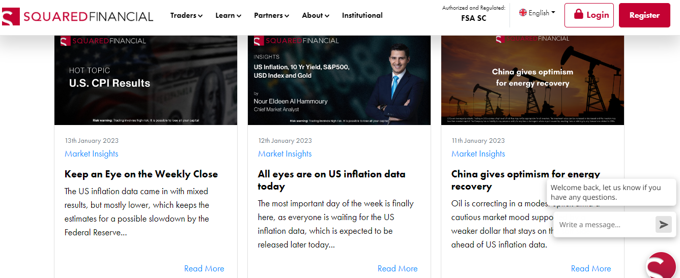 Market Insights at Squared Financial