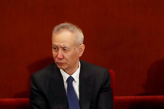 Chinese Vice Premier Liu He attends the opening session of CPPCC in Beijing