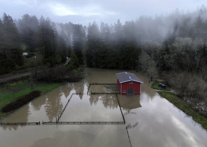Rainstorms cause flooding in Guerneville