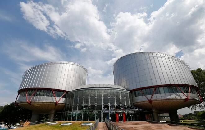 General view of the European Court of Human Rights in Strasbourg