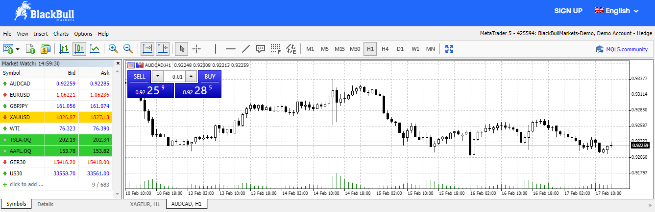 MT5 Web Platform
