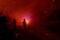 Wildfire burns areas in Quillon, Chile