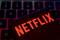 Illustration shows Netflix logo