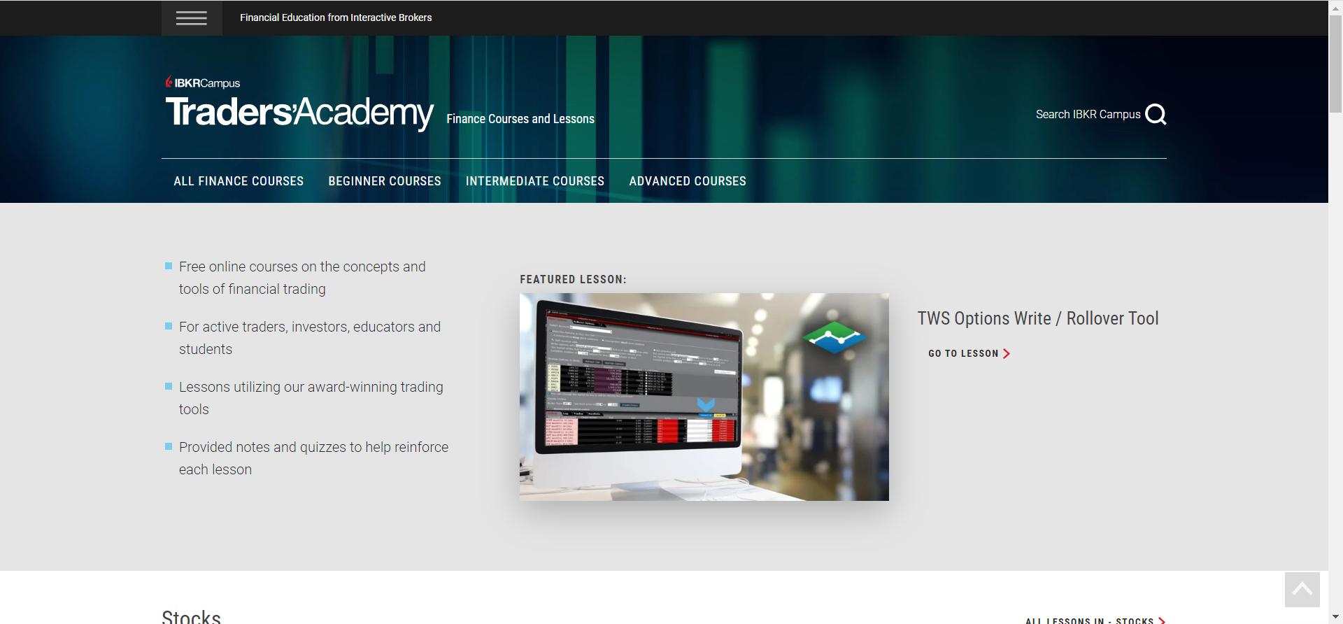 IBKR Traders’ Academy