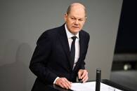 Germany's Chancellor Scholz addresses parliament on one year anniversary of Russia's invasion of Ukraine, in Berlin