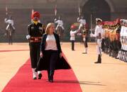 Ceremonial reception for Italian Prime Minister Giorgia Meloni in New Delhi