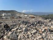 Dump site of the earthquake rubble on the outskirts of Antakya